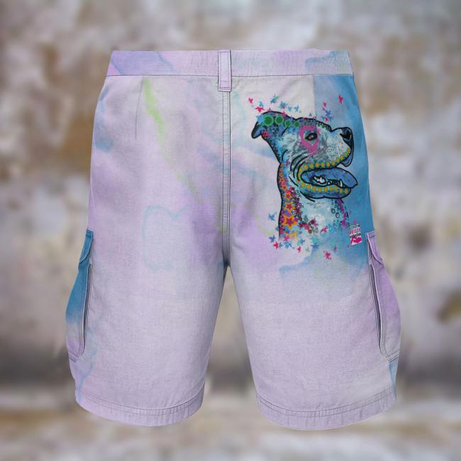 Cargohose mit JayJay - Hose, lang oder kurz, bunt, 100% Polyester, Grösse S-5XL, fester Stoff, Normale Passform, SOKA, Listenhund, AmStaff, Staff, Staffordshire, PitBull, Pit